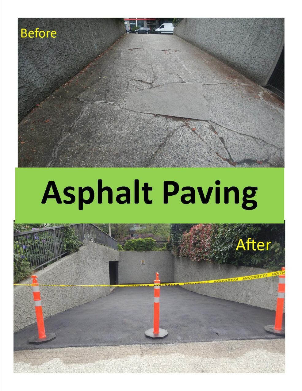 Asphalt Paving- driveway overlay